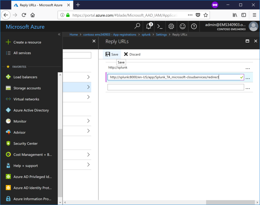 Connecting Splunk to Office 365 Part 1 AddOn for Microsoft Cloud