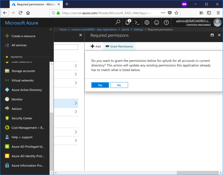 Connecting Splunk to Office 365 Part 1 AddOn for Microsoft Cloud