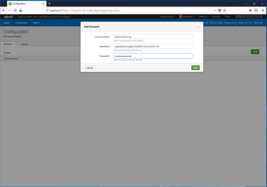 Connecting Splunk to Office 365 Part 2 Microsoft Office 365