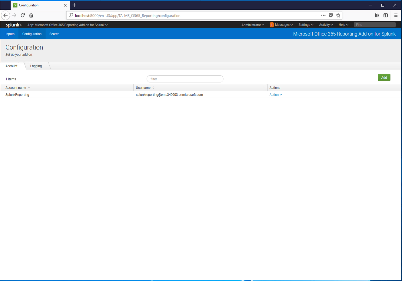Connecting Splunk to Office 365 Part 2 Microsoft Office 365