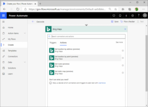 Using the Bing Maps Actions in Power Automate - Undocumented Features